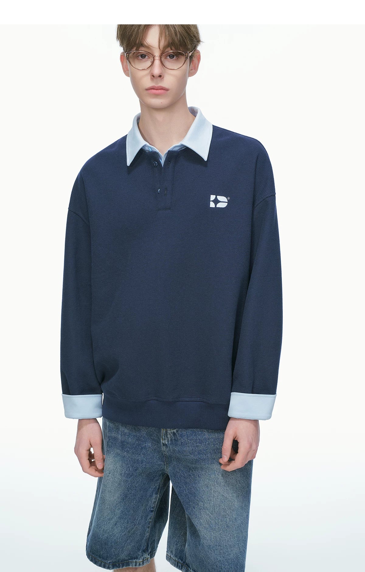 Varsity Collar Rugby Sweatshirt