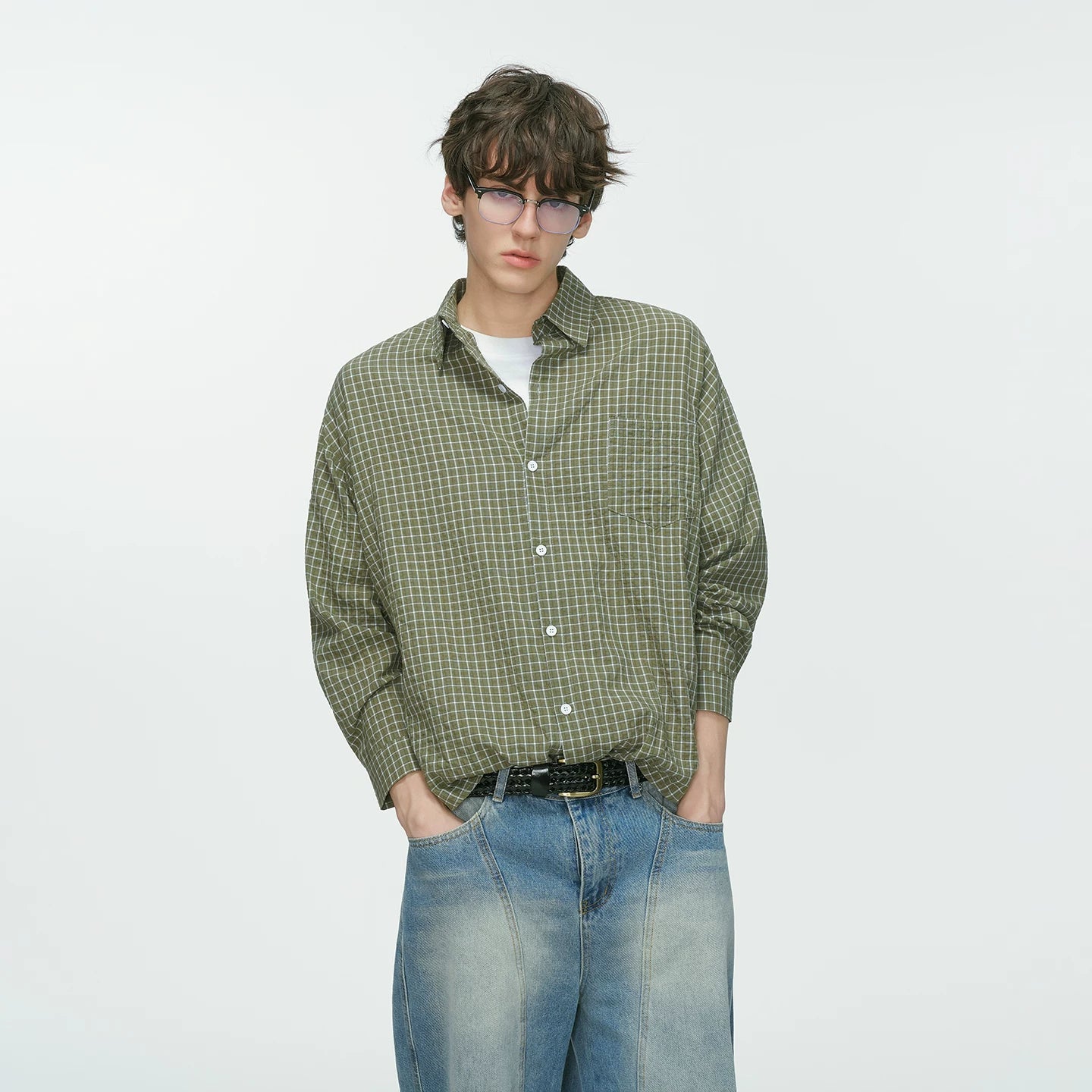 Metro Grid Relax Fit Shirt