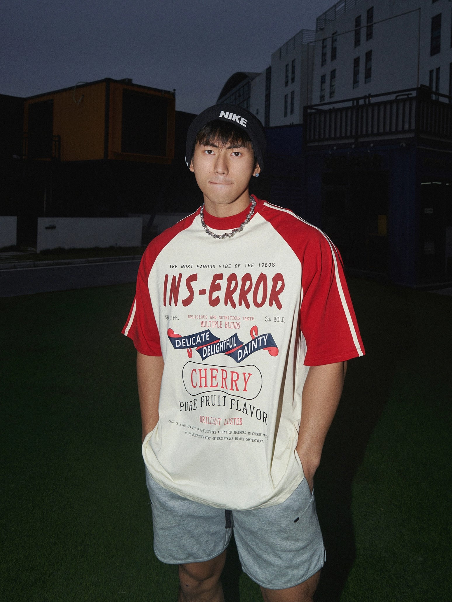 INS-ERROR Graphic Raglan Tee
