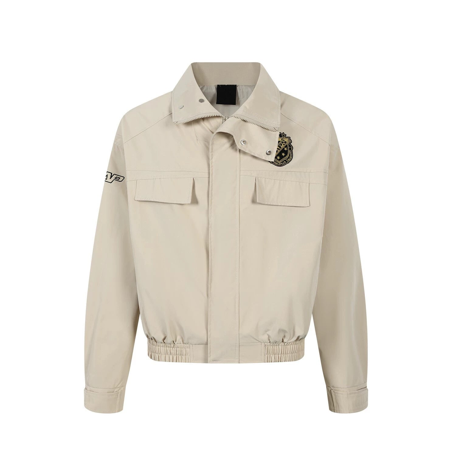 Regal Rampart High‑Collar Bomber Jacket