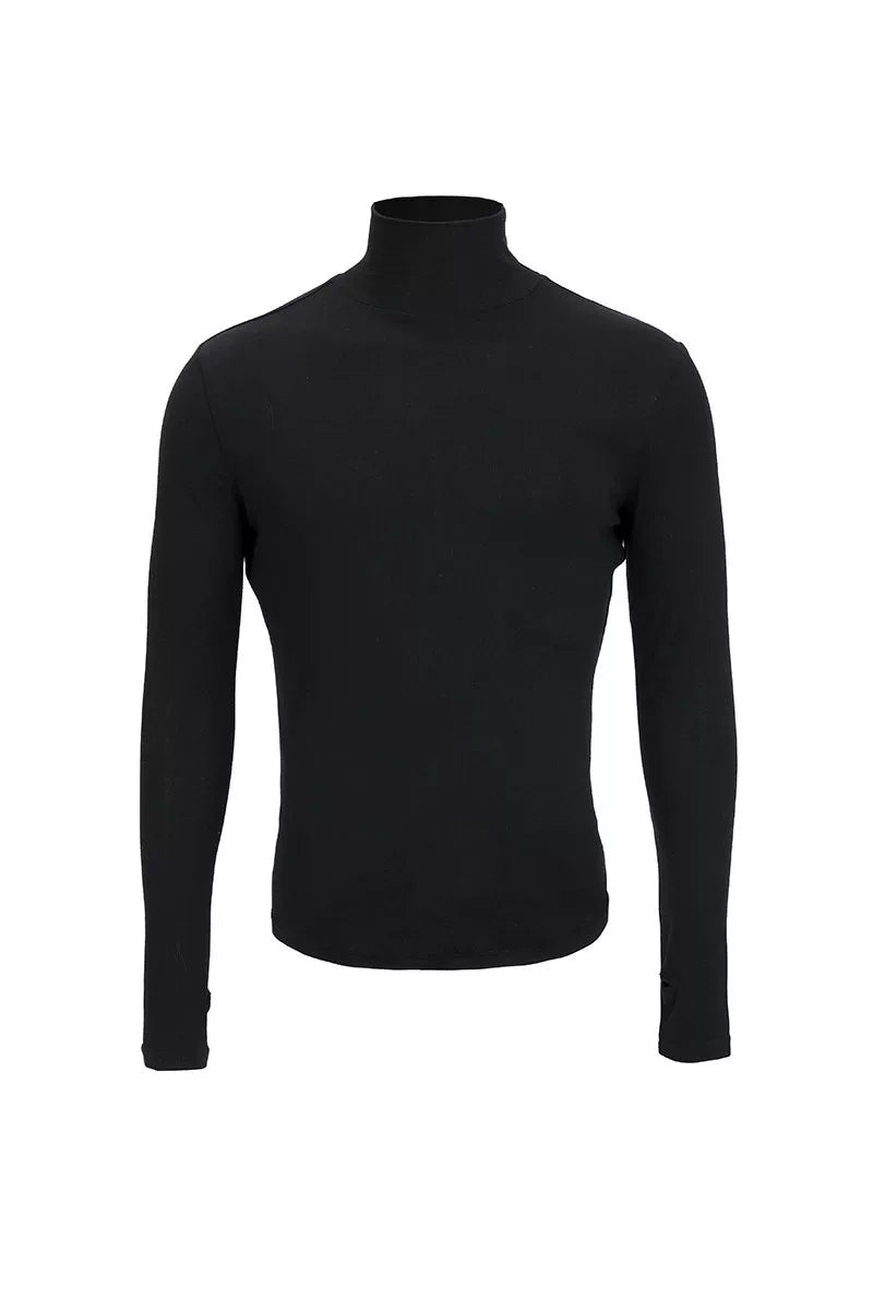 Cuff Mock Neck Top
