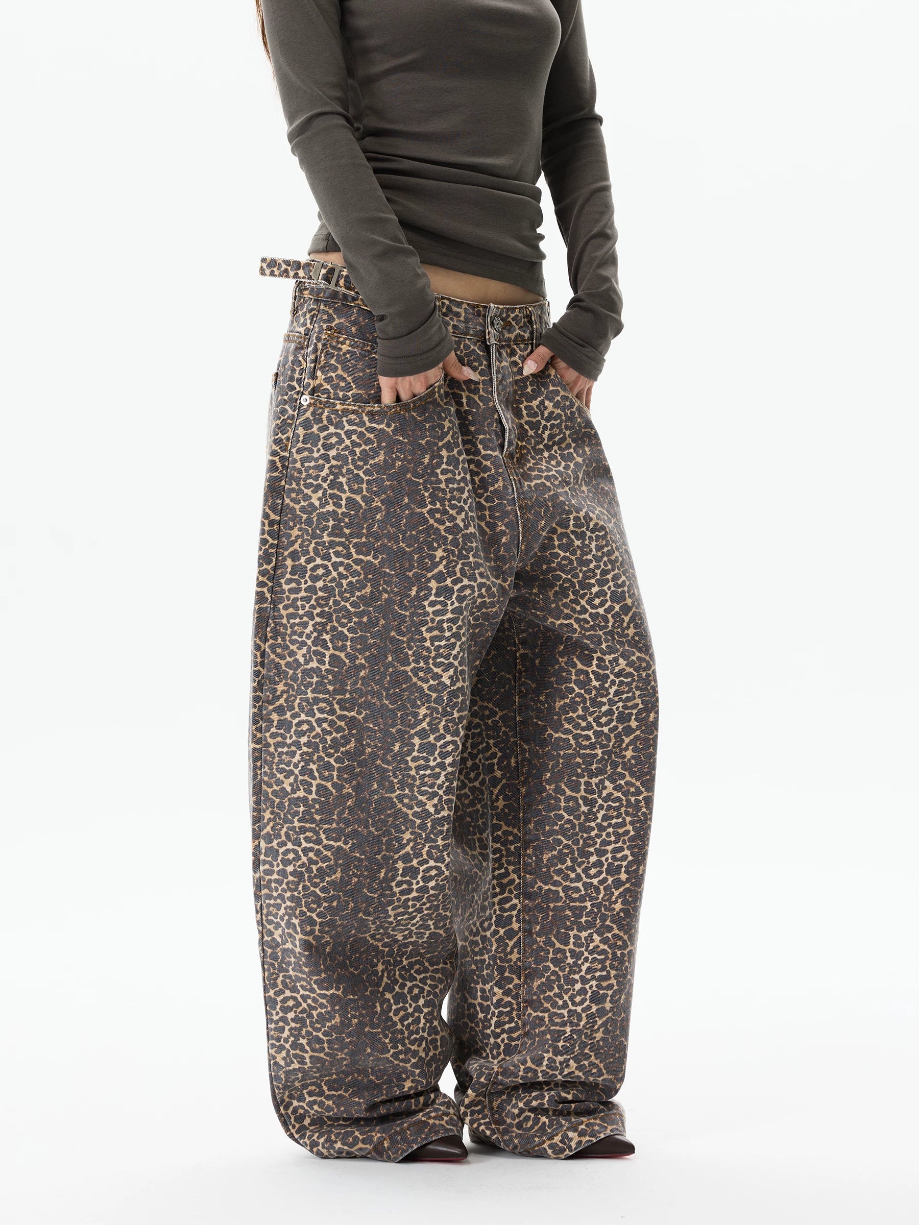 Savannah Drift Leopard Jeans
