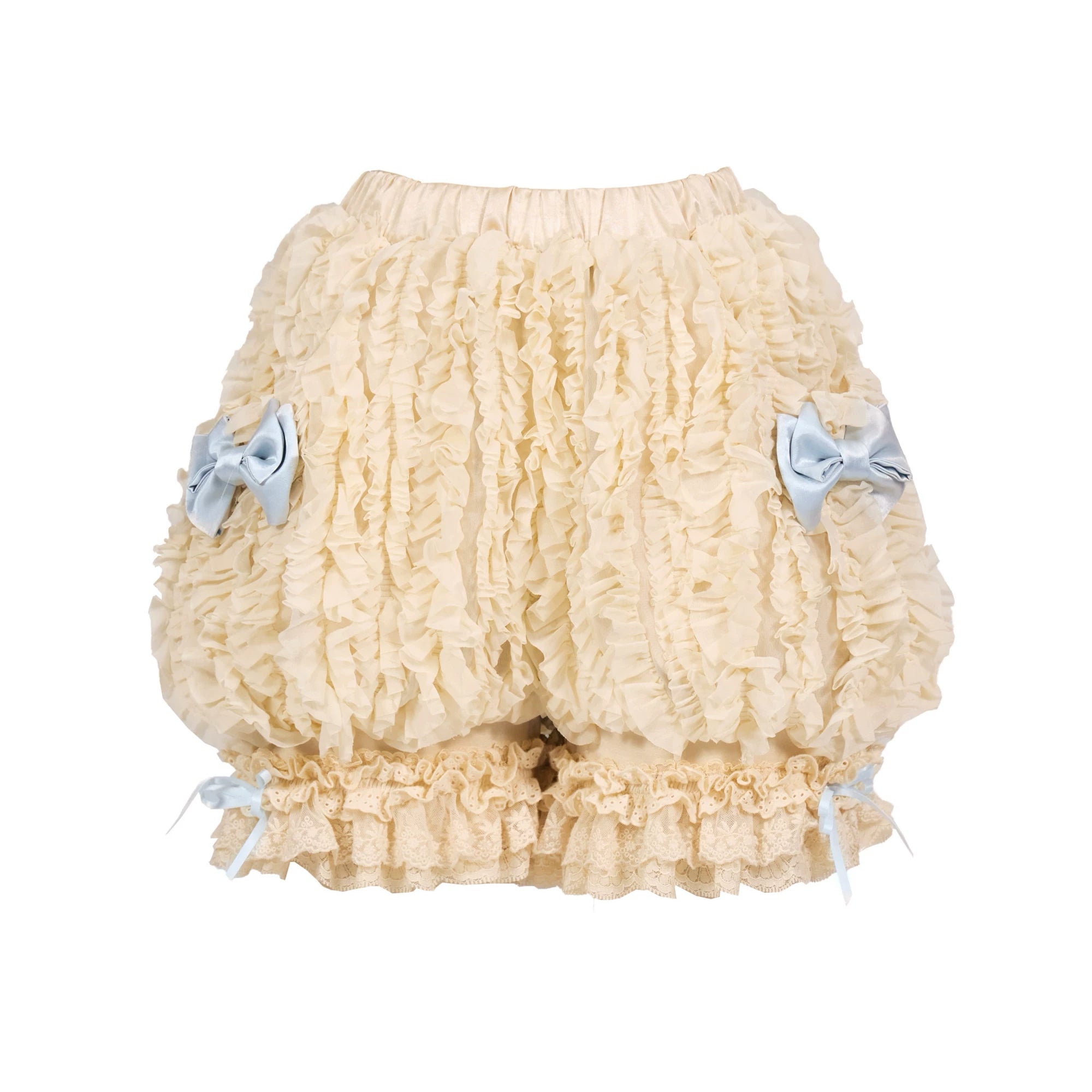 Ruffle Bow Bubble Shorts