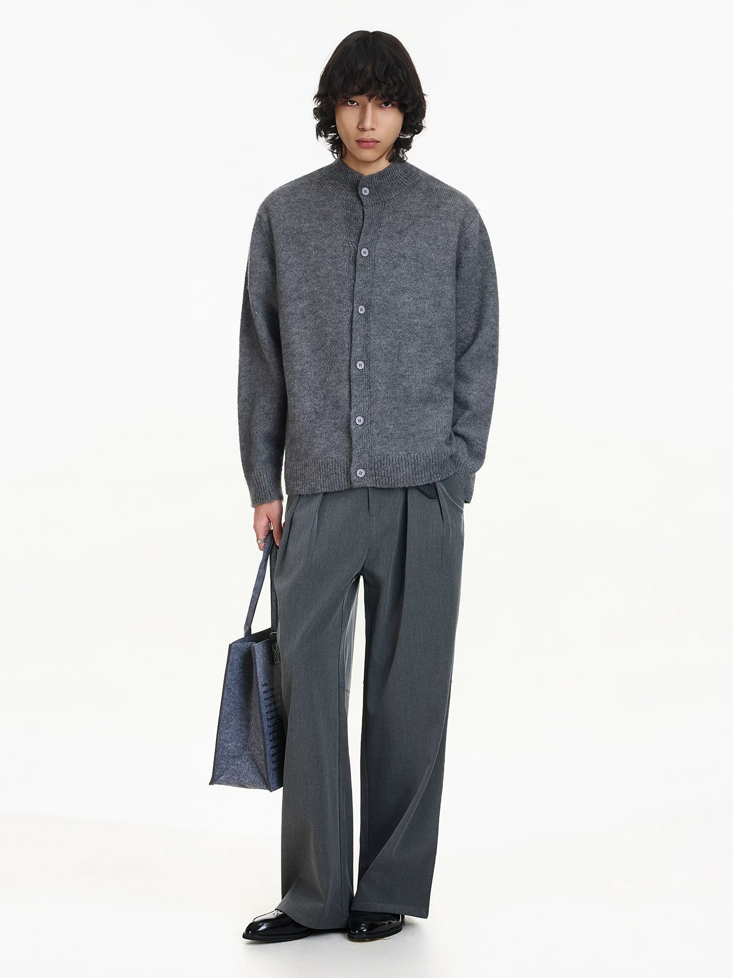 Slate Core Knit Cardigan
