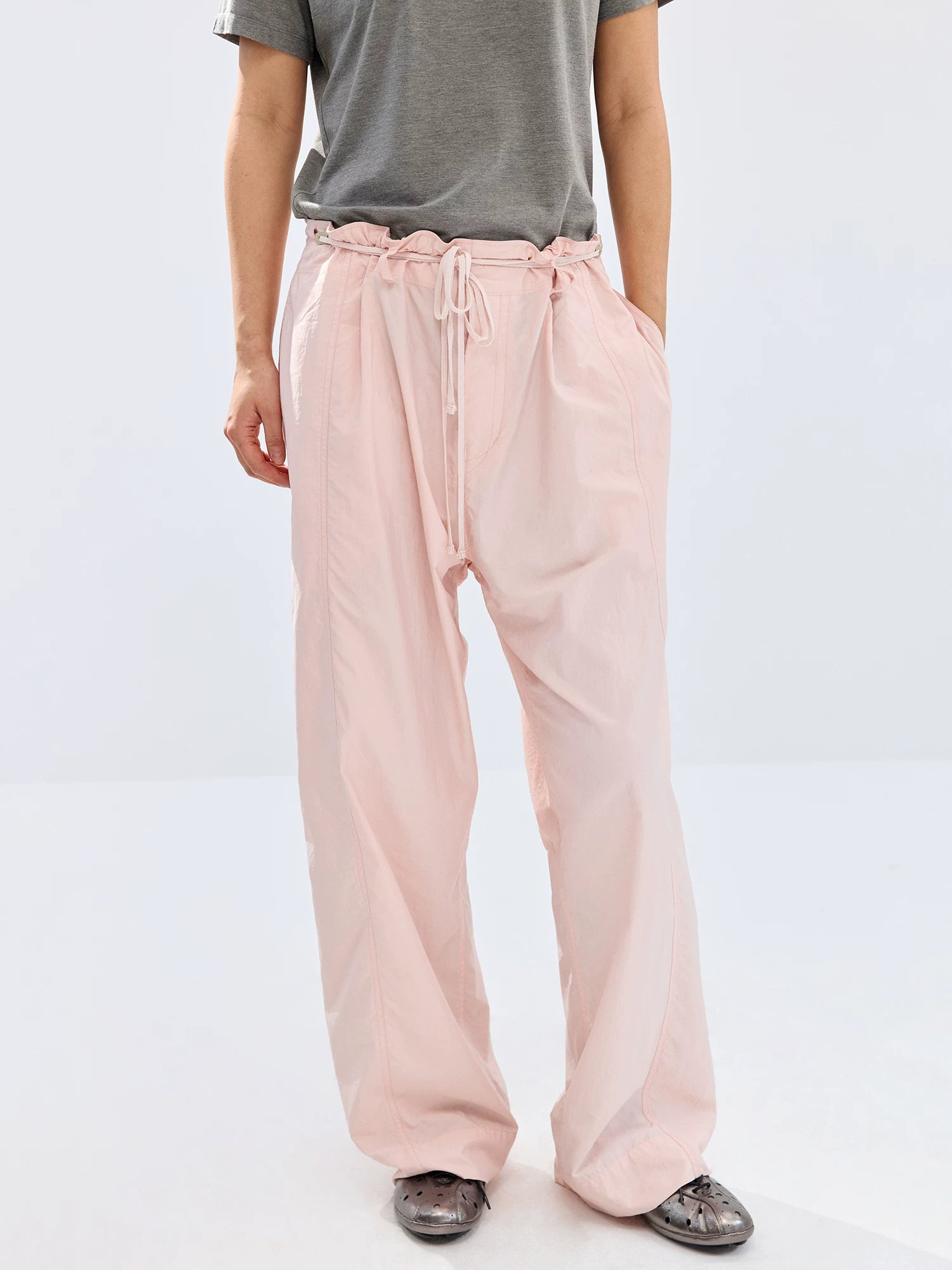 Paperbag Waist Drawstring Pants