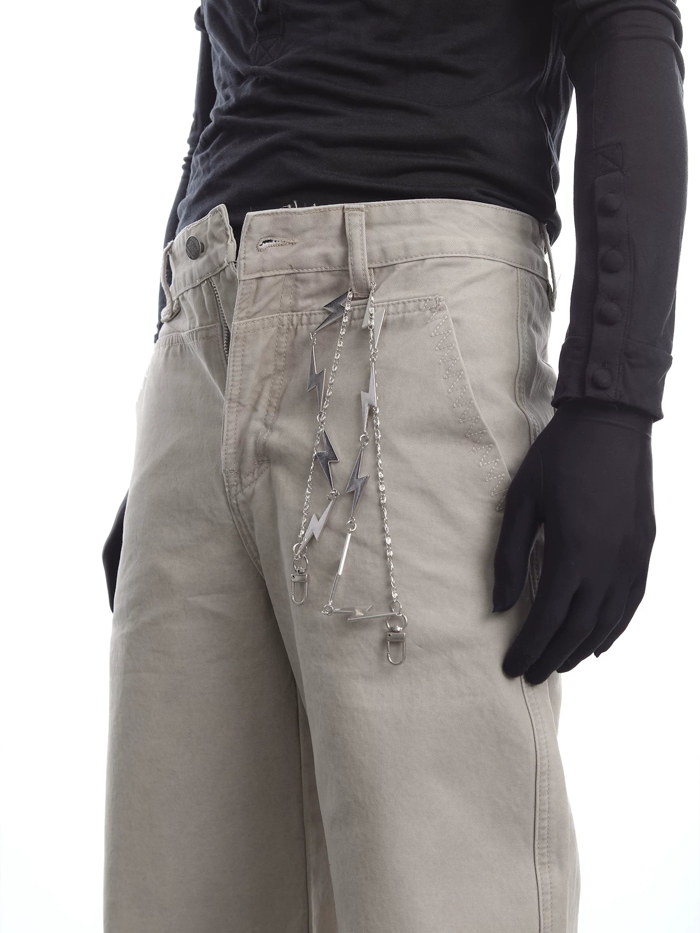 Stormchain Sand Wide-Leg Trousers