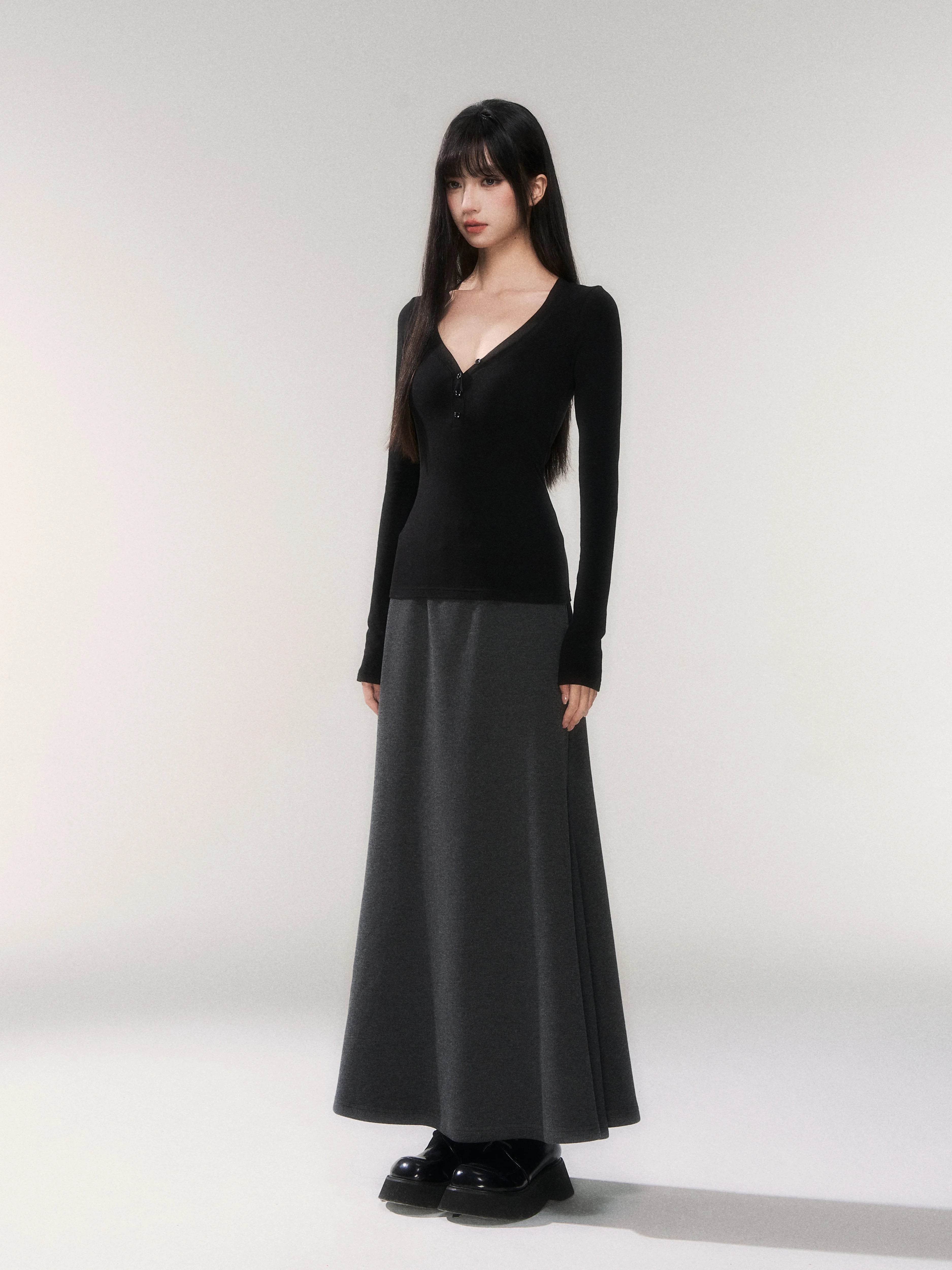 Aura Knit Maxi Skirt