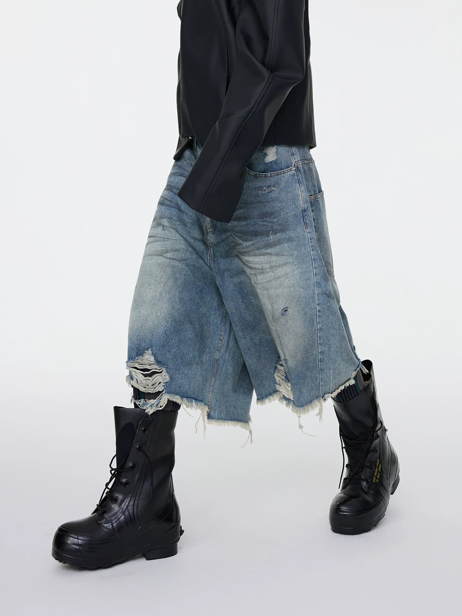 Quarry Ruin Cutoff Denim Shorts