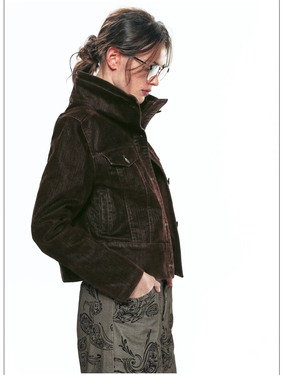 Corduroy Utility Trucker Jacket