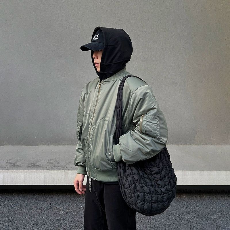 Verdant Ember Street Bomber Jacket