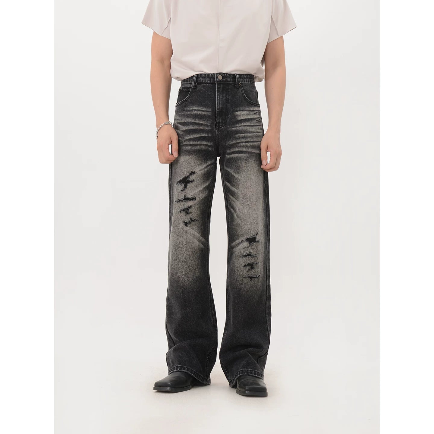 Faded Rift Wide Denim