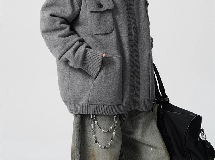 Frost-Core Knit Fur Jacket