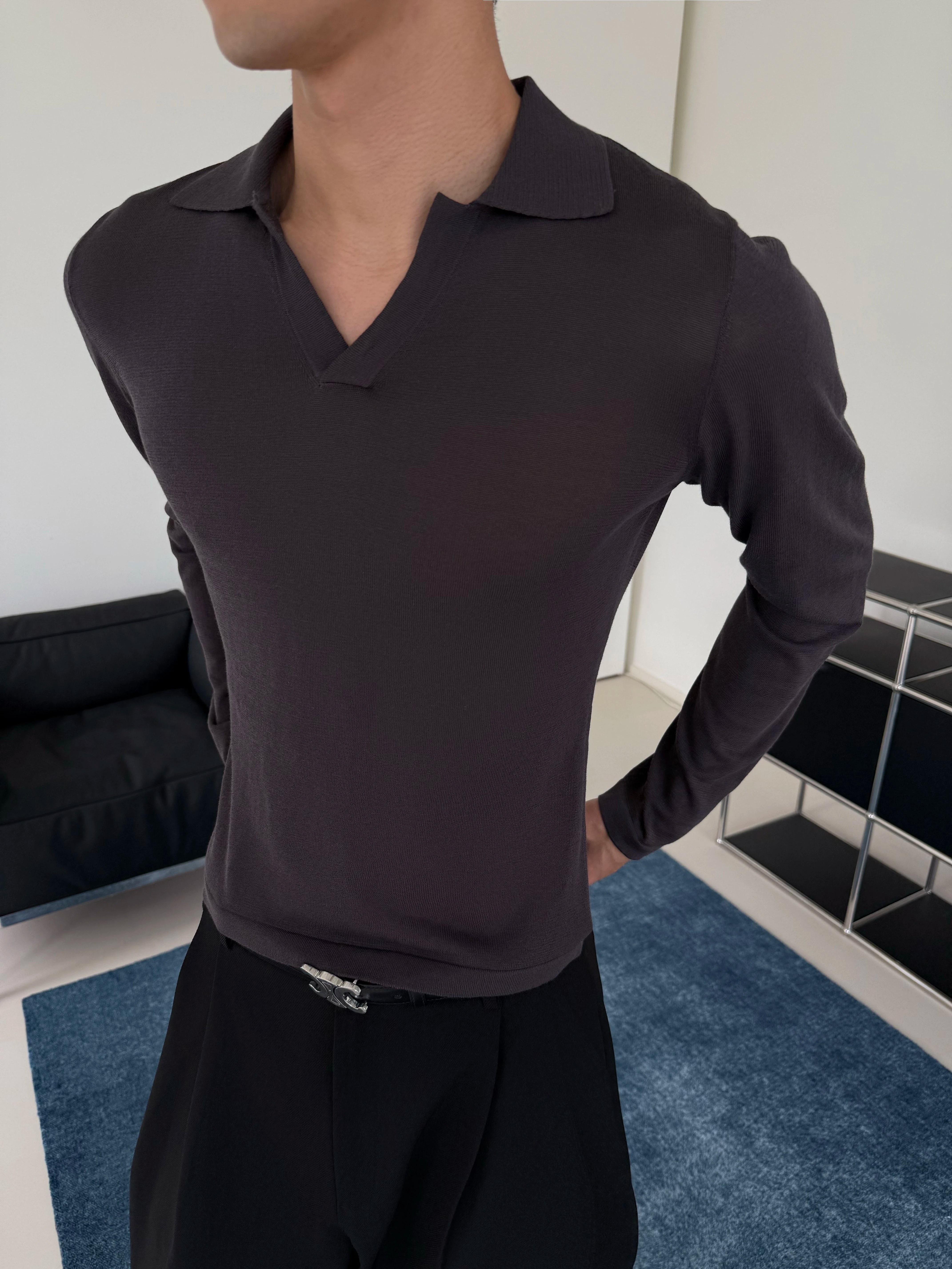 Grove Knit Polo Top