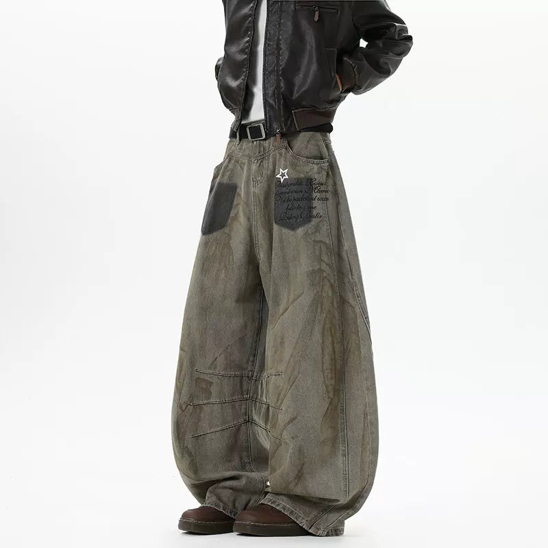 Rust Drift Graffiti Balloon Jeans