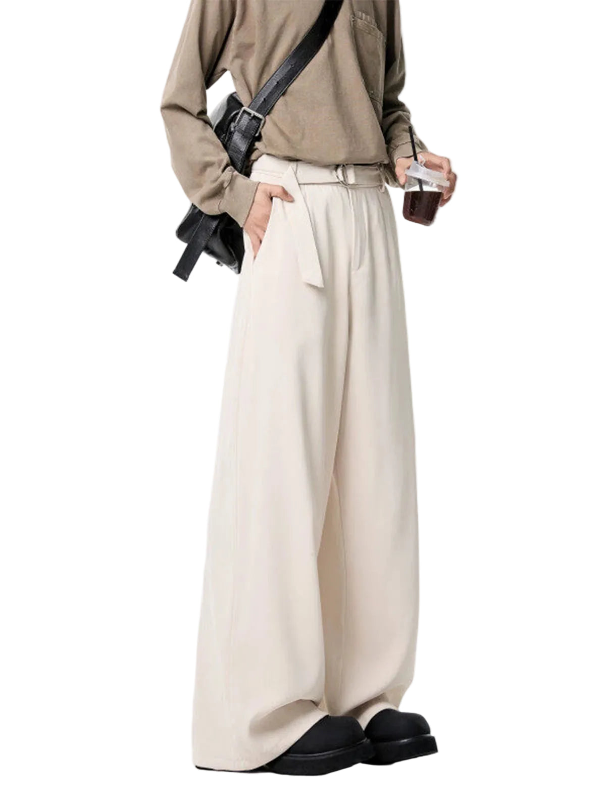 Drift Pleated Wide Trousers