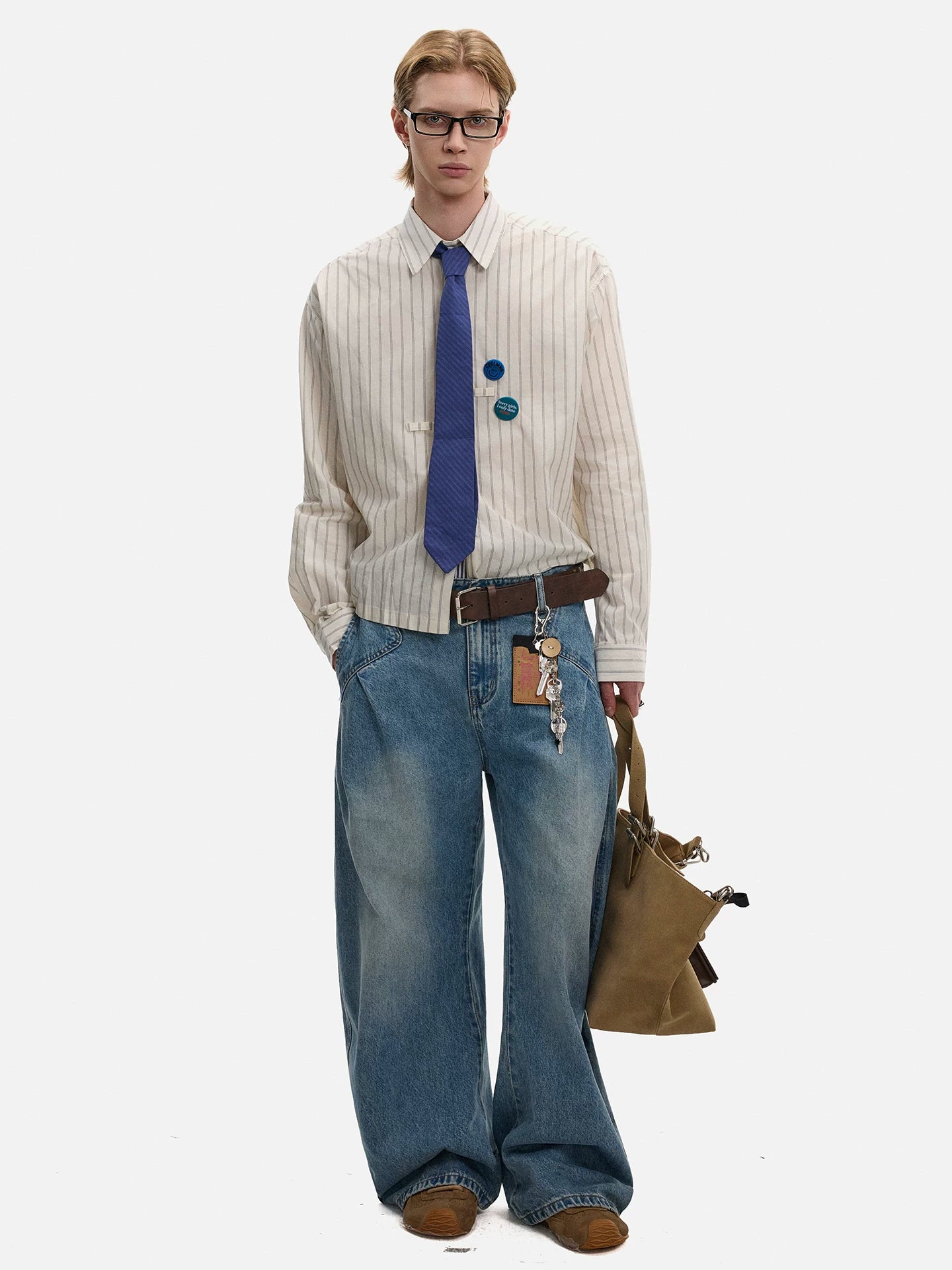 Ivory Line Oxford Shirt