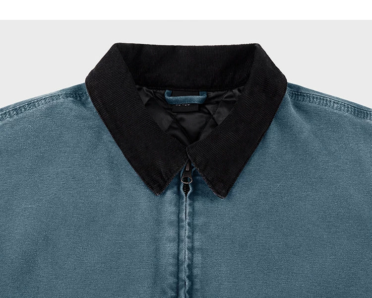 Two-Tone Quarry Collar Work Jacket