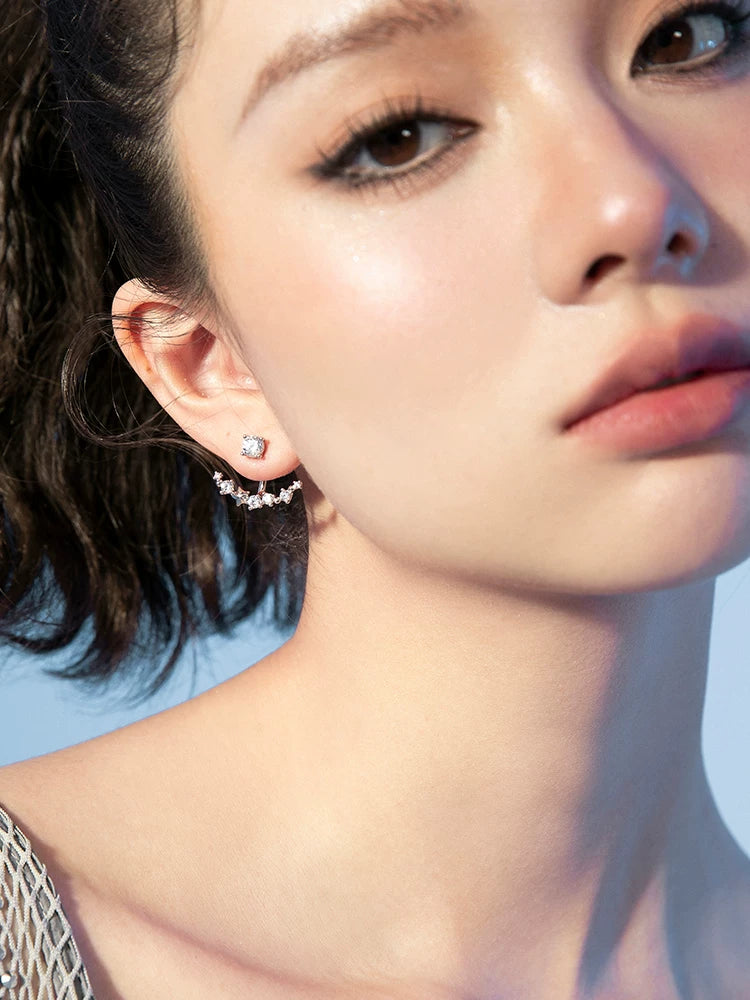 Starship Crystal Ear Jacket Earrings - view 4