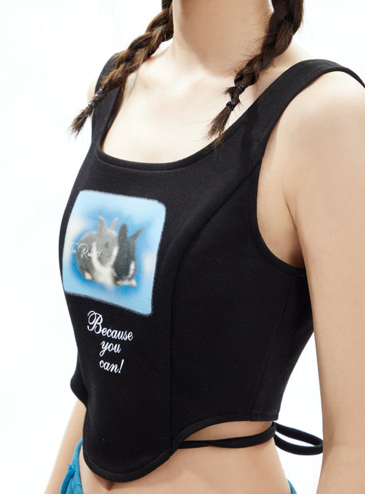 Bunny Motivation Crop Tank