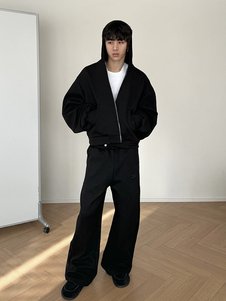 Heavyweight Boxy Hoodie Sweatpants Set | Chiclara