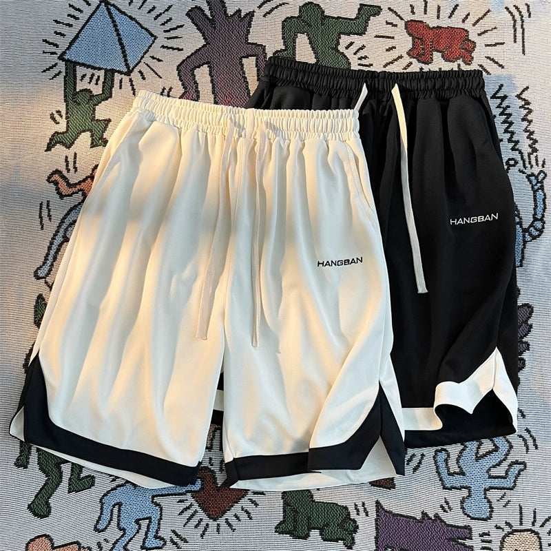 HANGBAN Colorblock Sports Shorts
