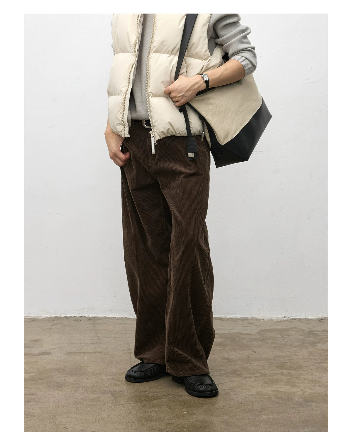 Marlow Wide-Leg Corduroy Trousers