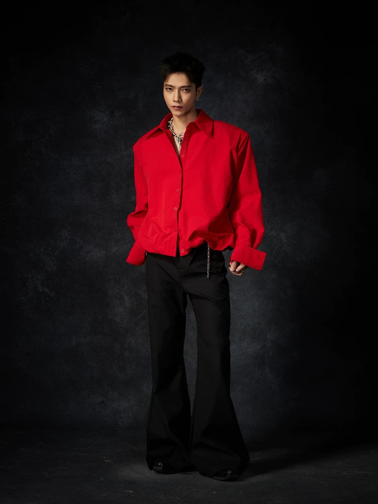 Current Draped Poplin Shirt