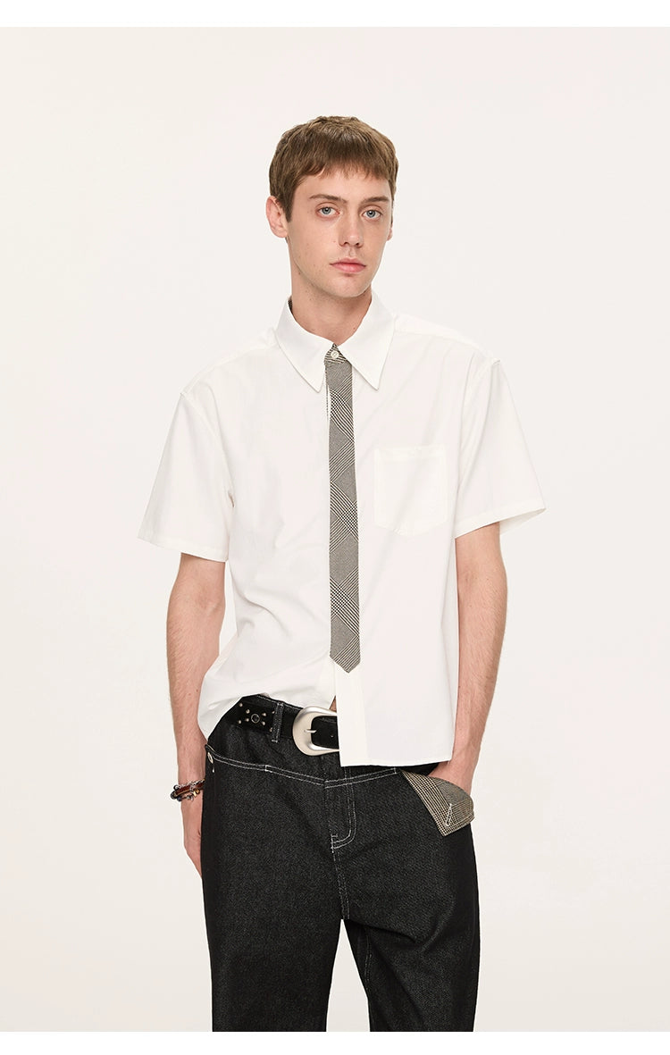 Preppy Short Sleeve Shirt