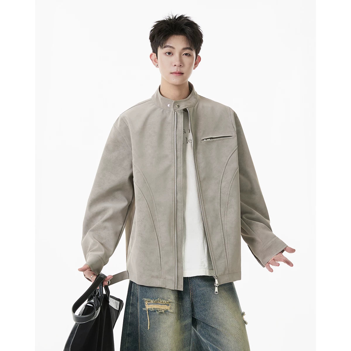 Stoneway Moto-Cut Zip Jacket