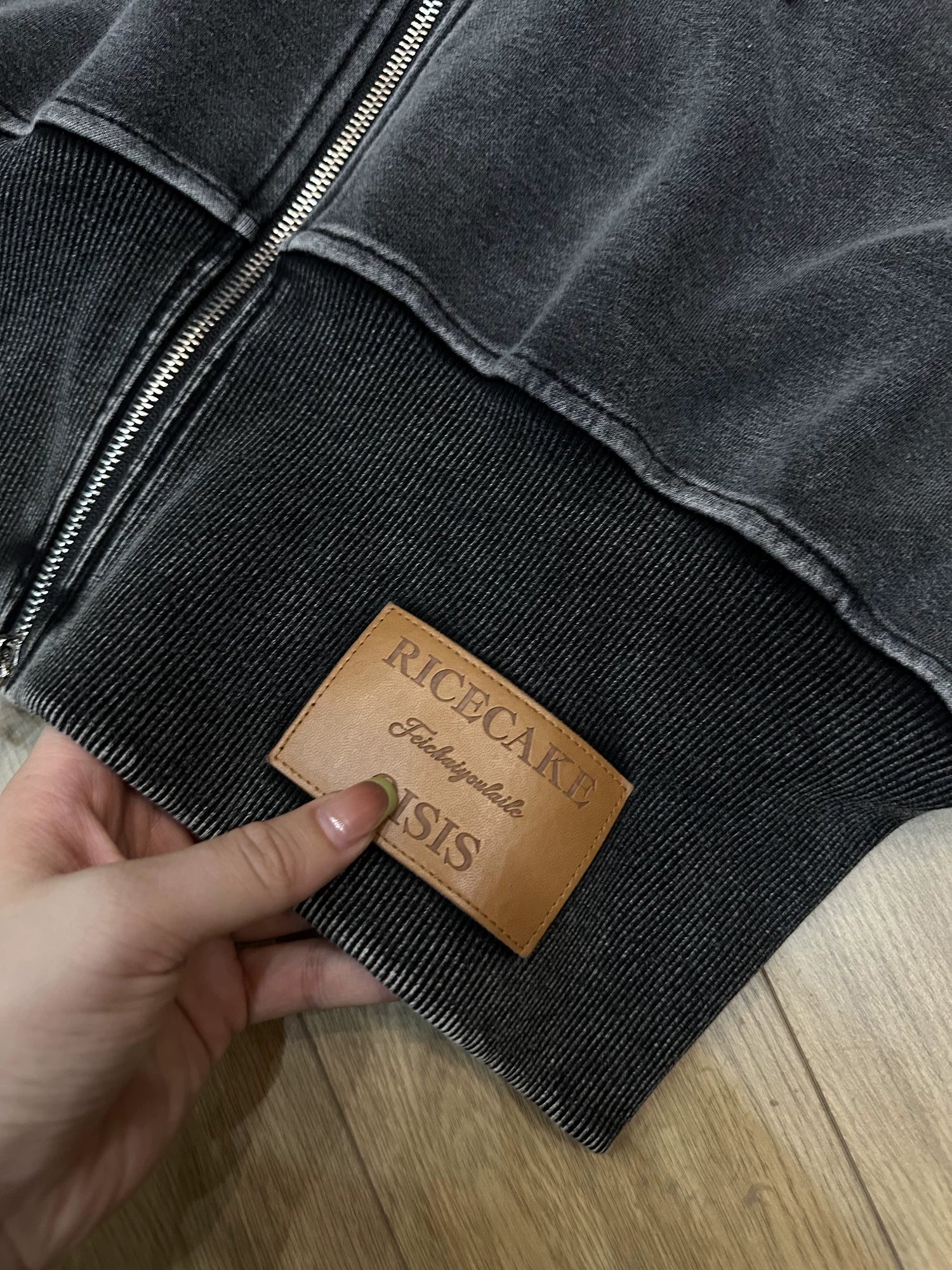 Graphite Orbit Zip Hoodie