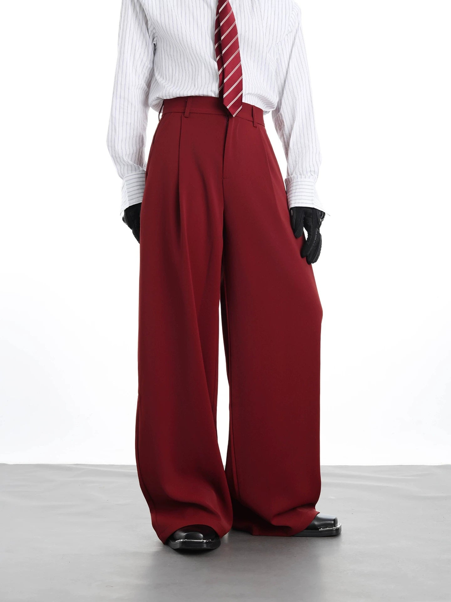 Ledger Tailored Wide-Leg Trousers