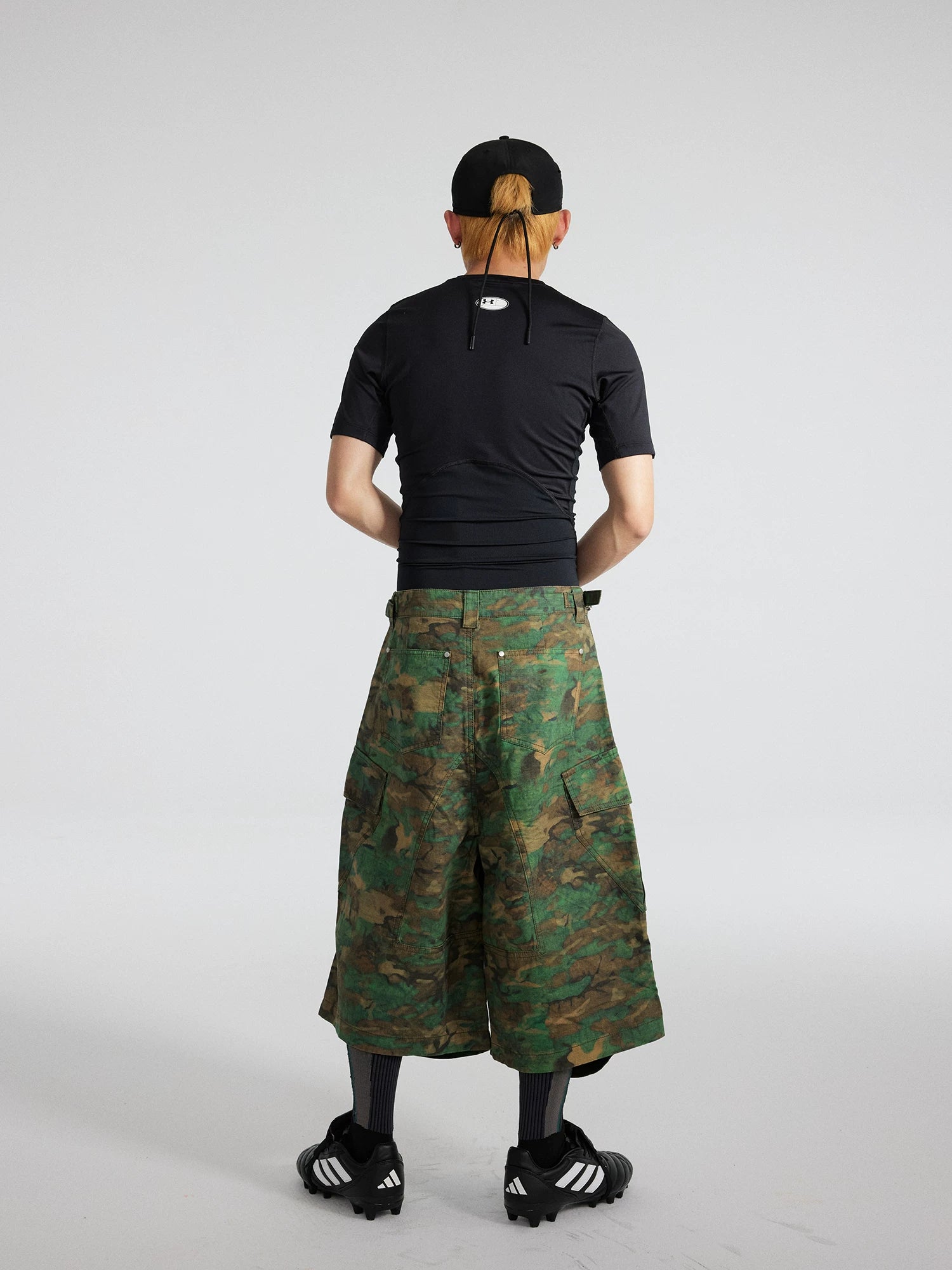 Timberfall Tiered Camo Cargo Shorts