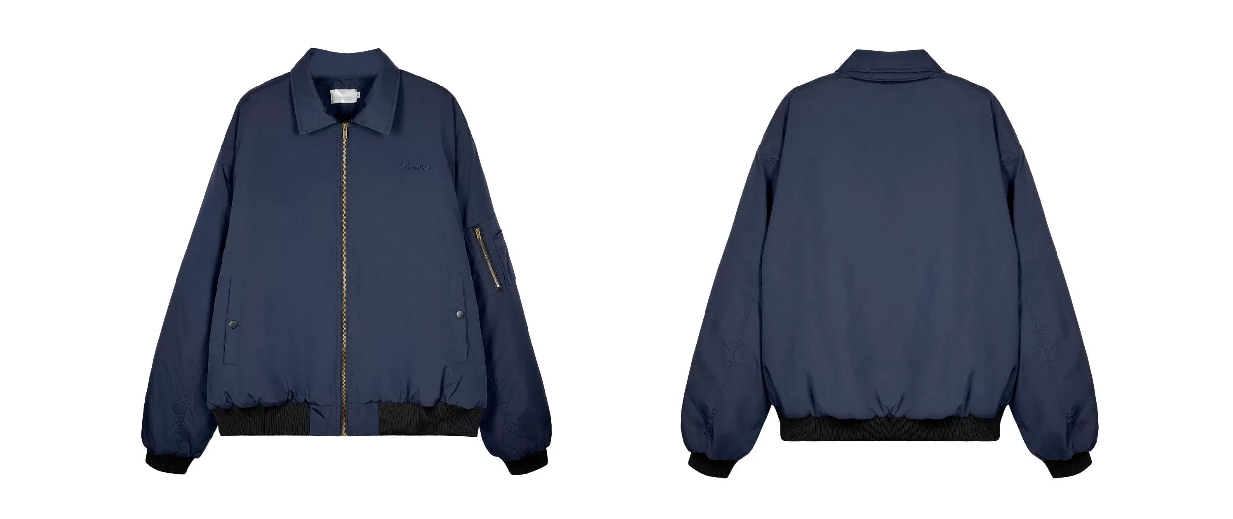 Harborline Ember Zip Bomber Jacket
