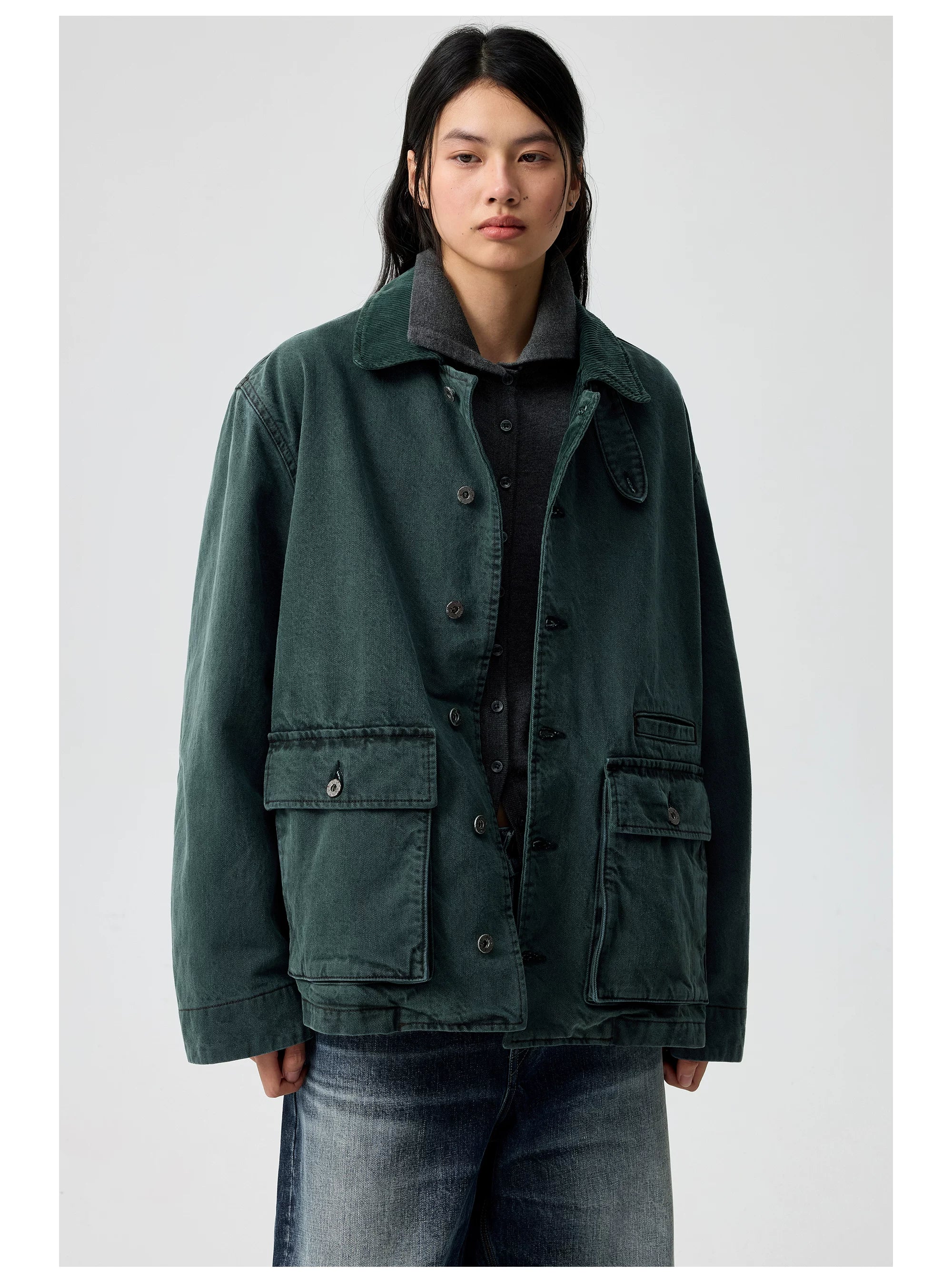 Garment-Dyed Utility Jacket