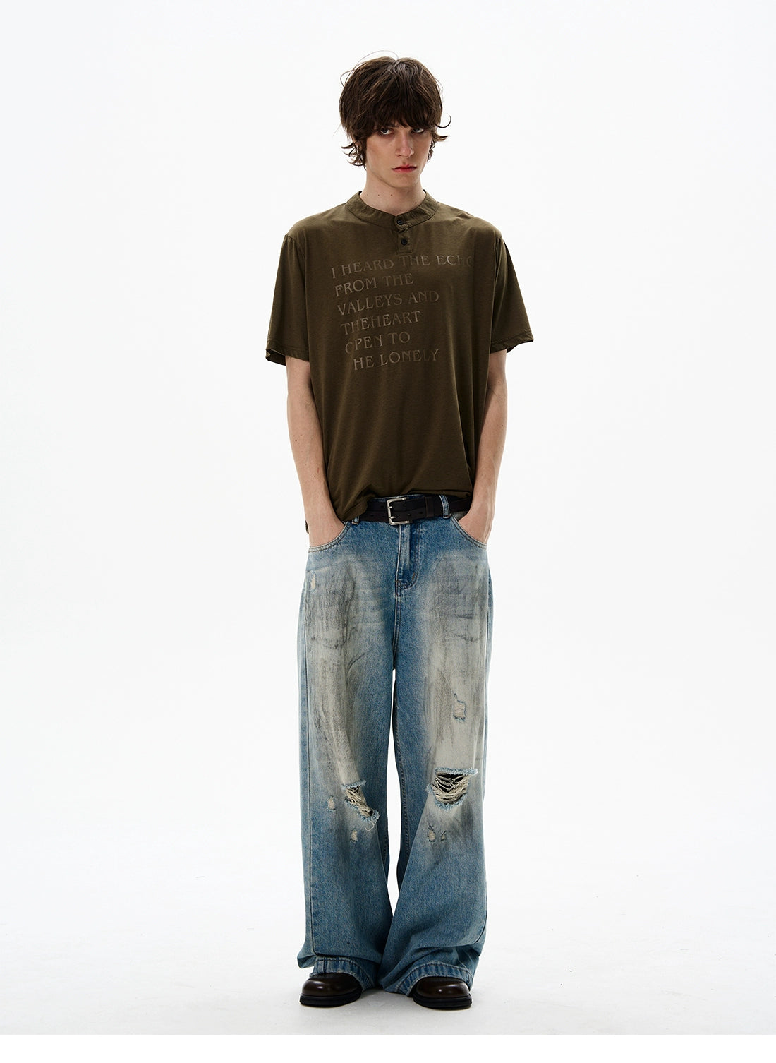 Echo Valley Quote Henley Shirt