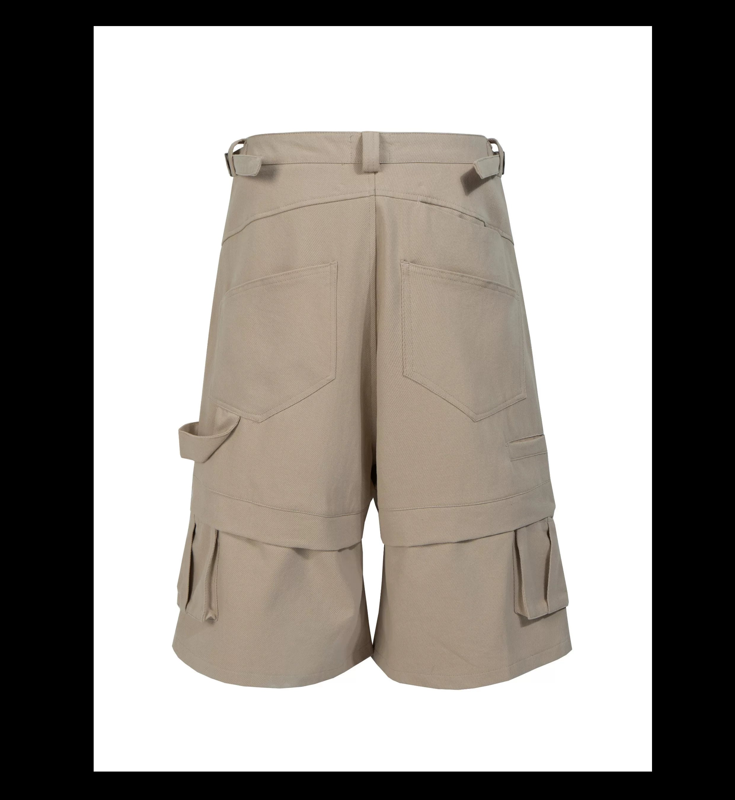 Onyx Parallax Layered Cargo Culottes