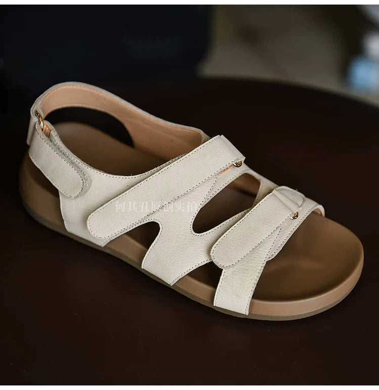 Calista Cutout Slingback Leather Sandals