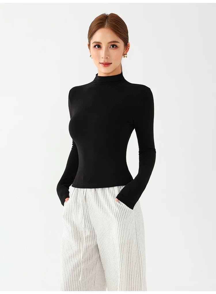 Celeste Mock Neck Top