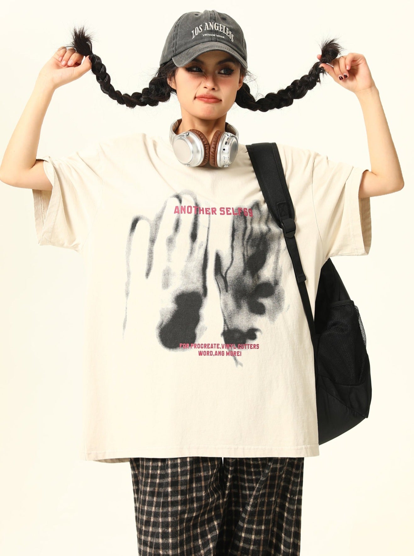 Grunge-Style Oversized T-Shirt