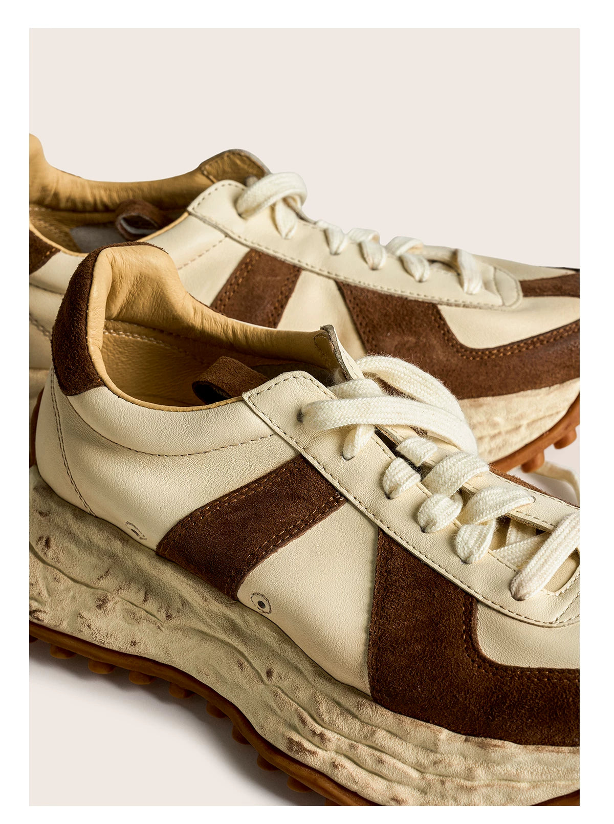 Retro Trail Leather Sneakers