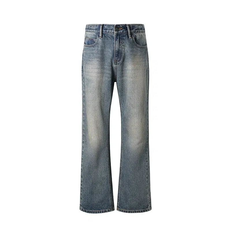 Washed Bootcut Jeans in Regular Fit - chiclara