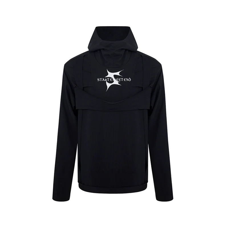 Deconstructed Graphic Hoodie