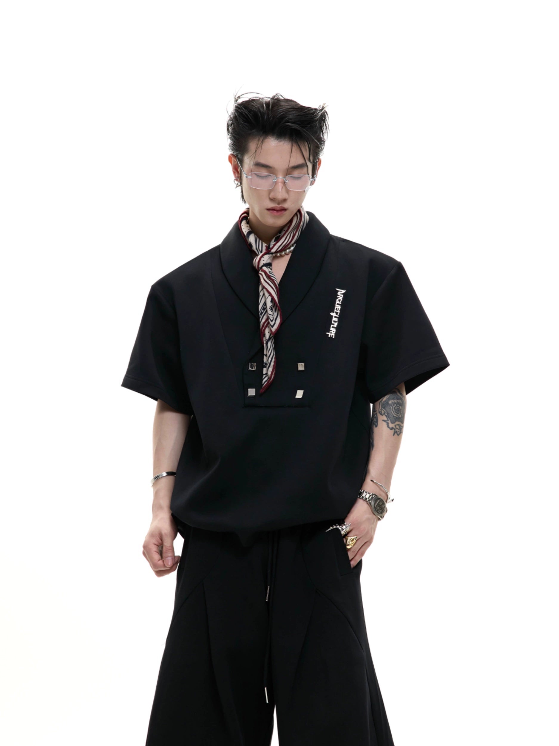 Metal Embellished Sports Suit