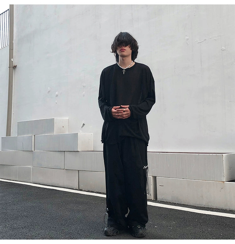 Cloudy Drape Oversized Knit Top