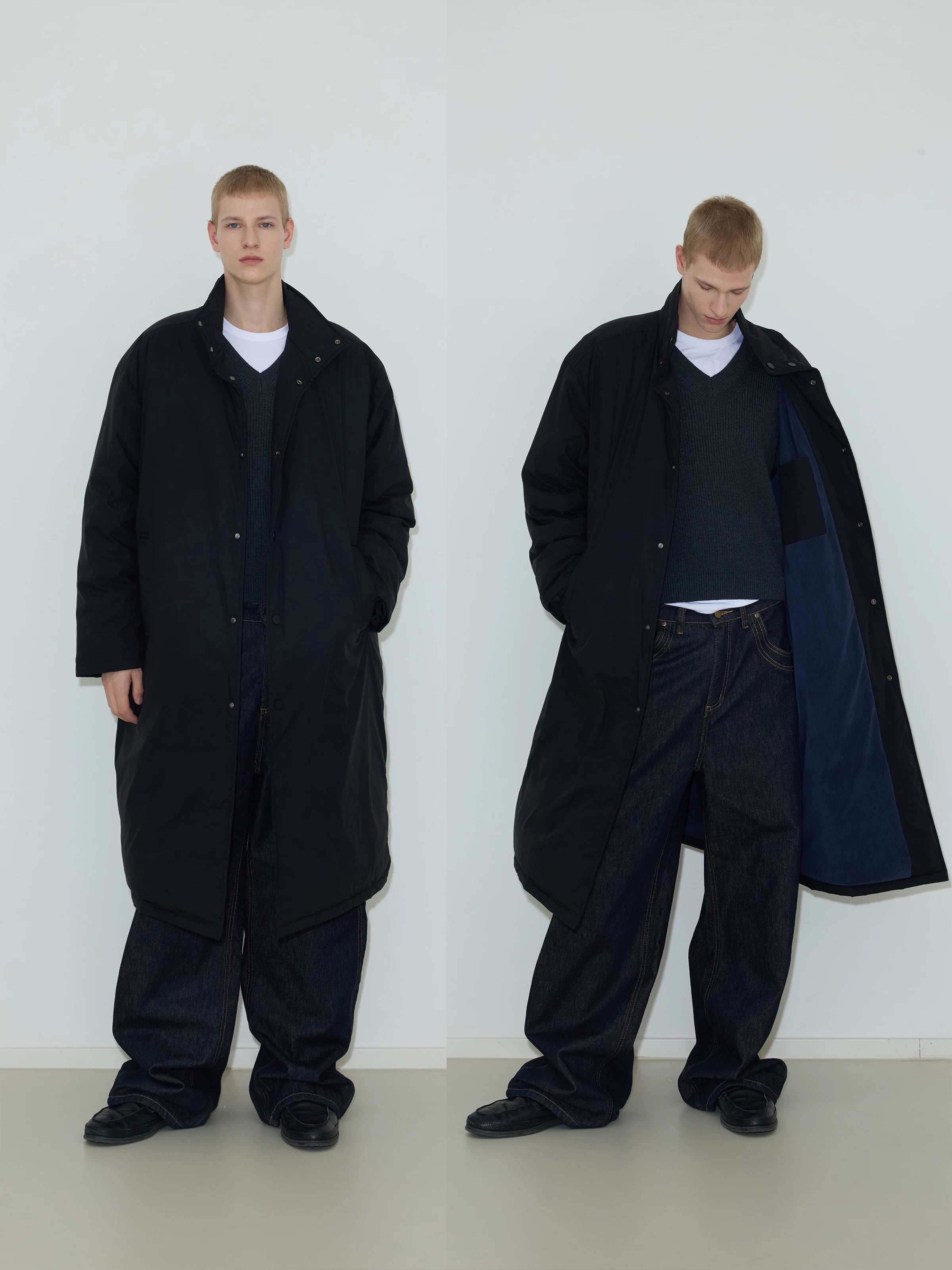 Midnight Column Insulated Overcoat