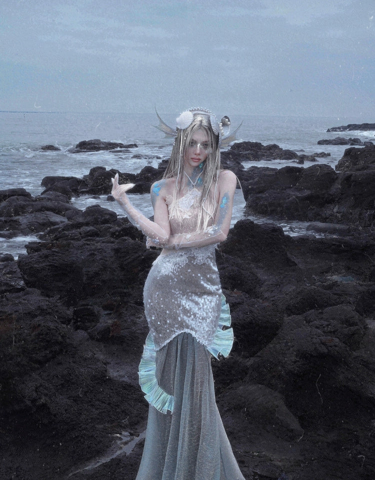 Polarized Gown Mermaid Dress