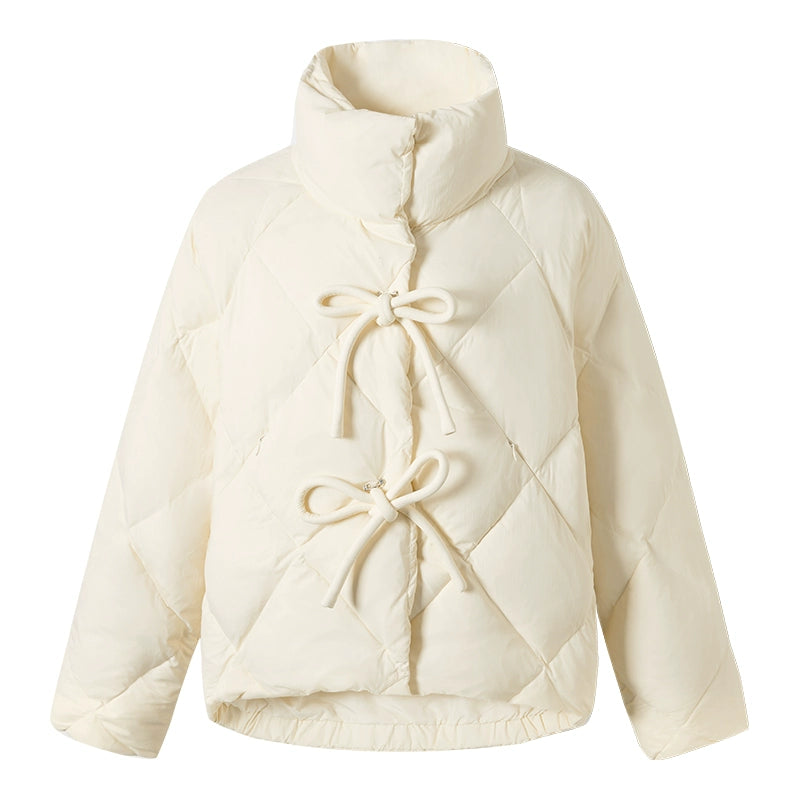 Bow Front Teddy Jacket