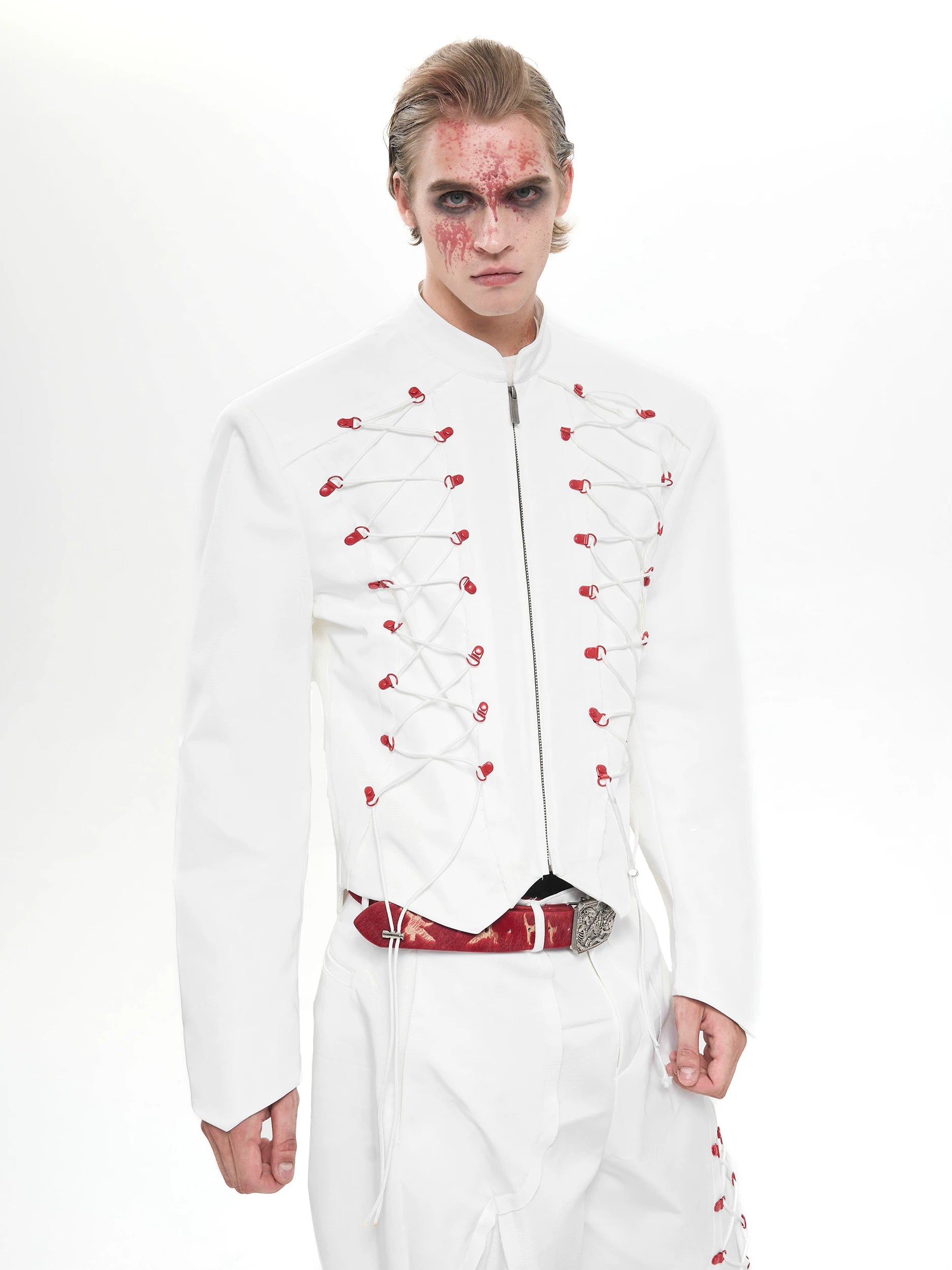 Bloodline Circuit Neo‑Poly Braid Jacket and Pants Setup