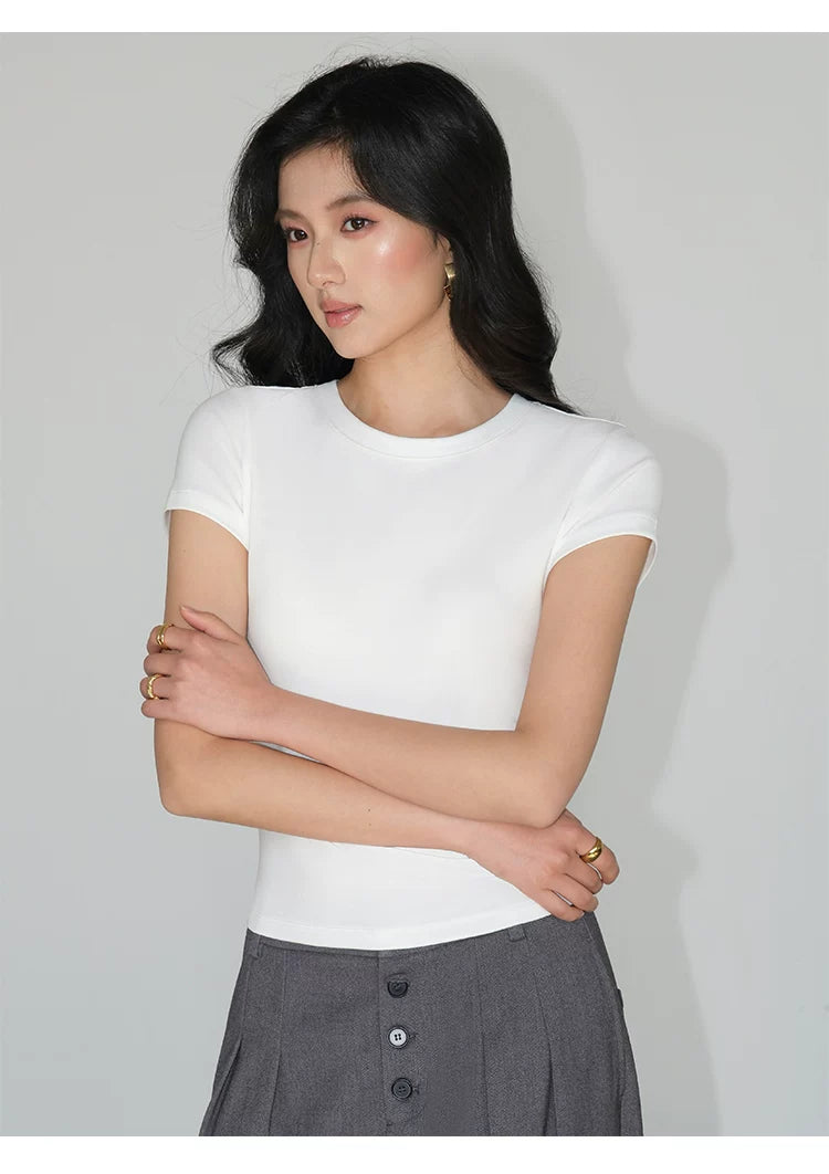 Everyday Sculpt Fitted Crewneck Tee