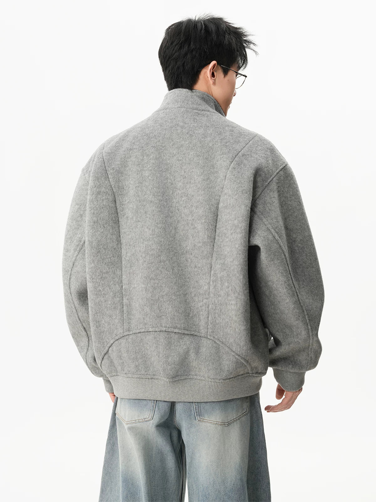 Steelcloud Wool Zip Bomber